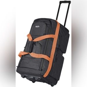 Olympia Luggage 29" 8 Pocket Rolling Duffel Bag. - NEW